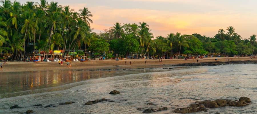 beaches of Tamarindo town, Guanacaste